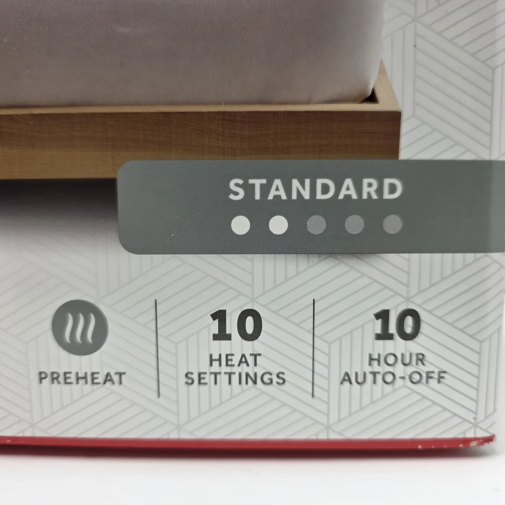Sunbeam Heated Quilted Mattress Pad in White